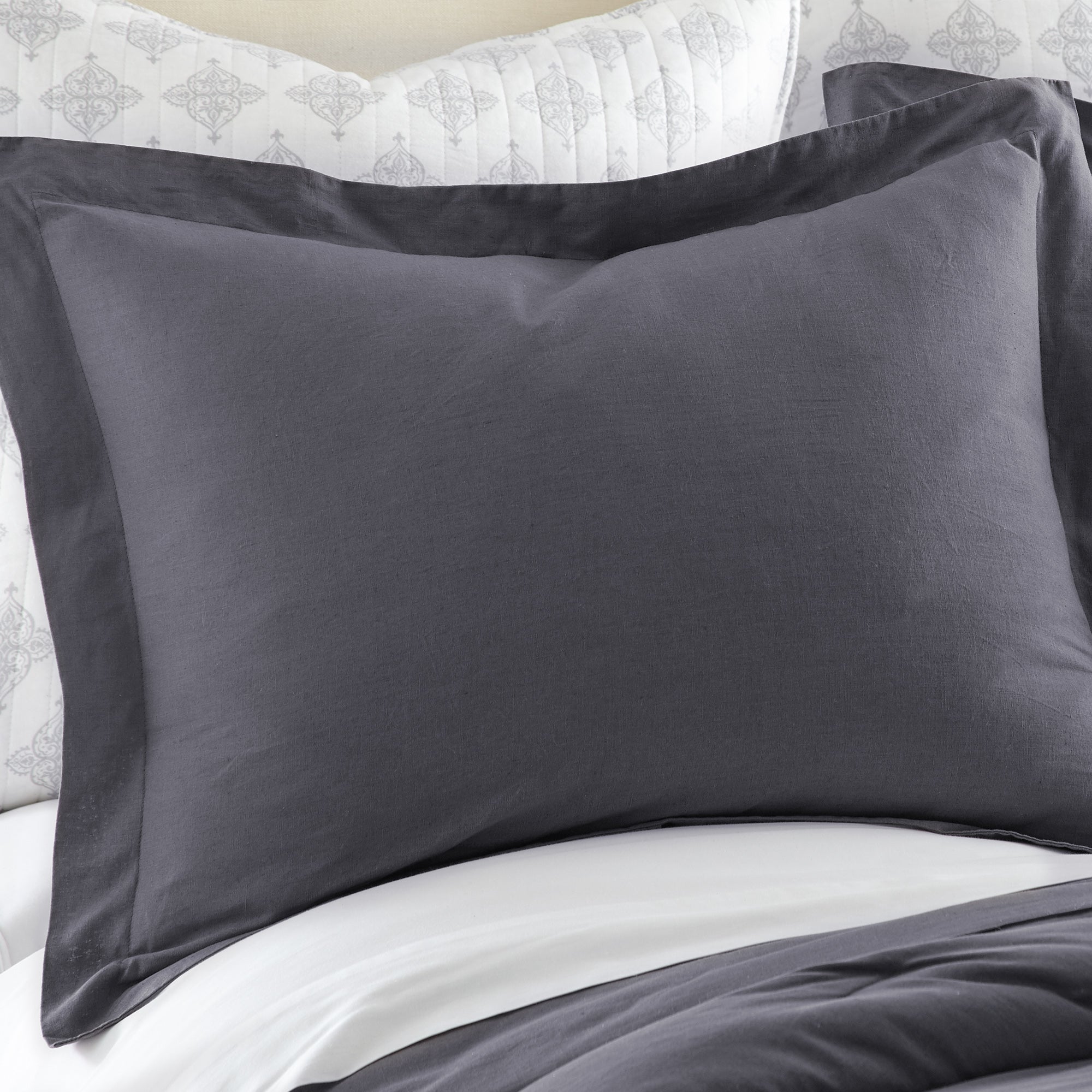 Premium Washed Linen Duvet Cover Set - Breathable & Soft 100% Natural Flax Fabric - Queen Size Bedding for Summer & All Seasons - Perfect for Cozy Bedrooms, Guest Rooms & Vacation Homes
