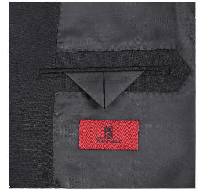 Premium Men's Black 2-Piece Linen Suit - Breathable Summer Business & Wedding Attire for Formal Occasions