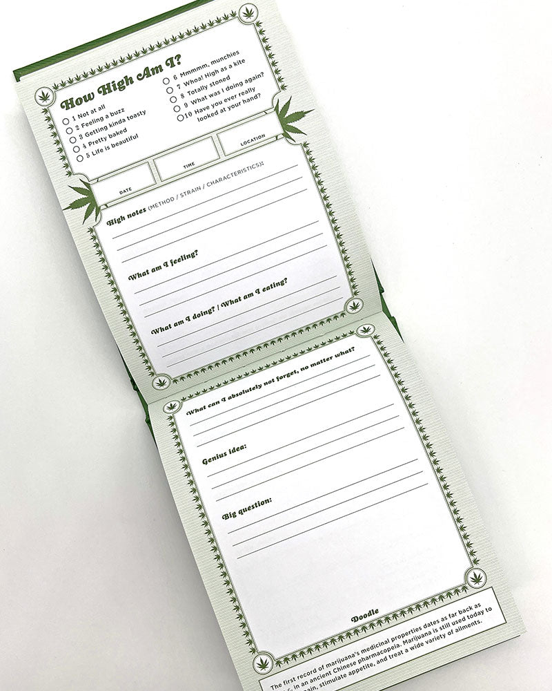 How High Am I? Journal - Track Your Cannabis Experiences & Mood - Perfect for Stoner Lifestyle & Personal Reflection