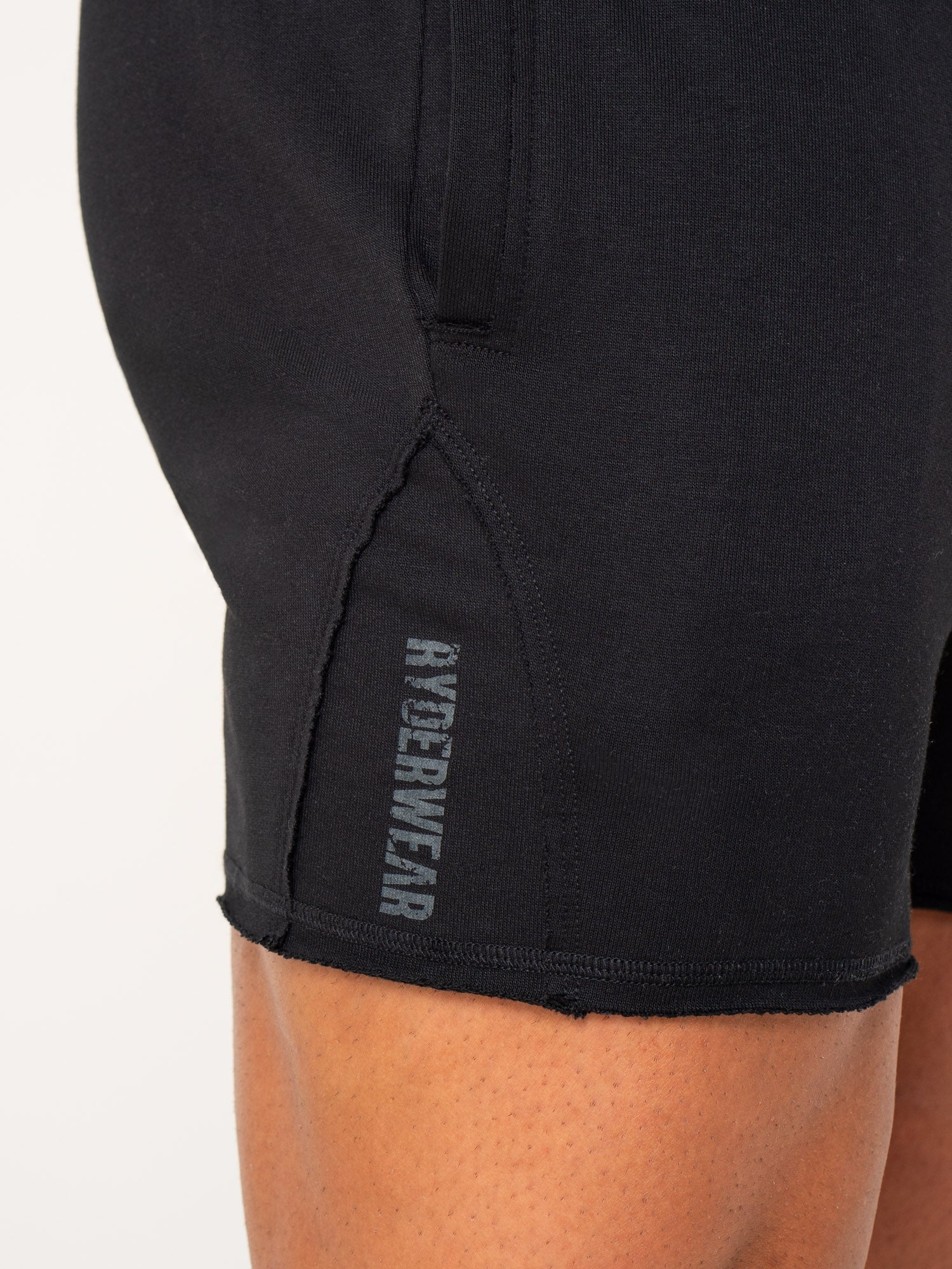 Force 5 Track Shorts for Men - Breathable Running Shorts with Pockets, Black - Perfect for Gym Workouts, Jogging & Casual Wear