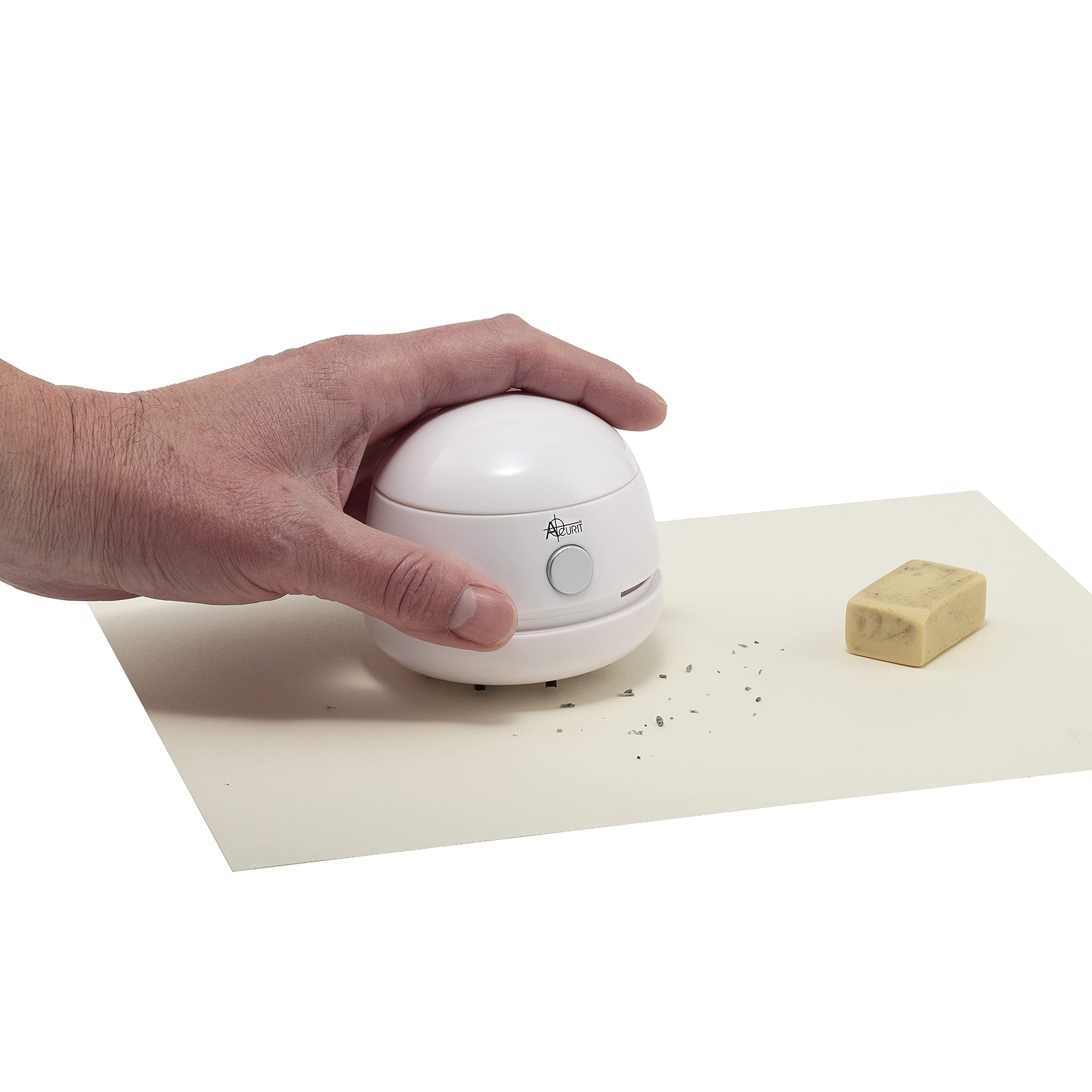 Rechargeable Mini Vacuum Cleaner for Desk - Handheld Portable Cordless Table Sweeper for Home, Office, Car & Classroom | Perfect for Art Studio, Craft Room & Small Space Cleaning