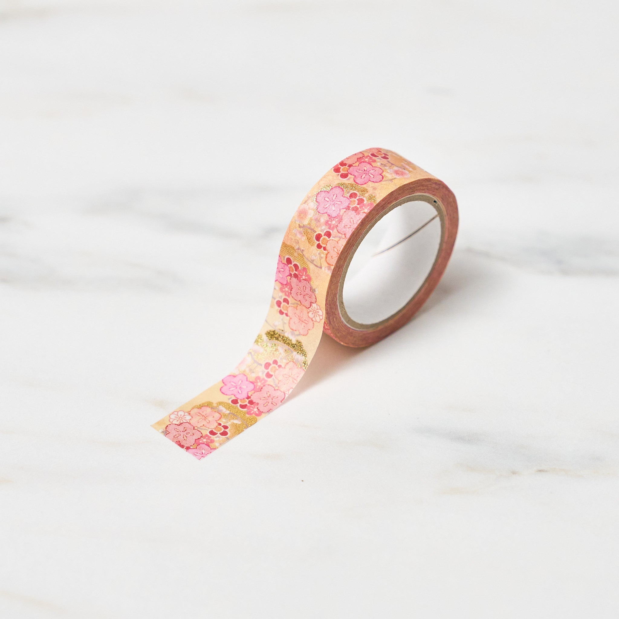 Premium Kimono Beauty Series 1 Foil Masking Tape - Japanese Kamiiso Washi Tape for Scrapbooking, Card Making & DIY Crafts - Perfect for Gift Wrapping, Journaling & Home Decor