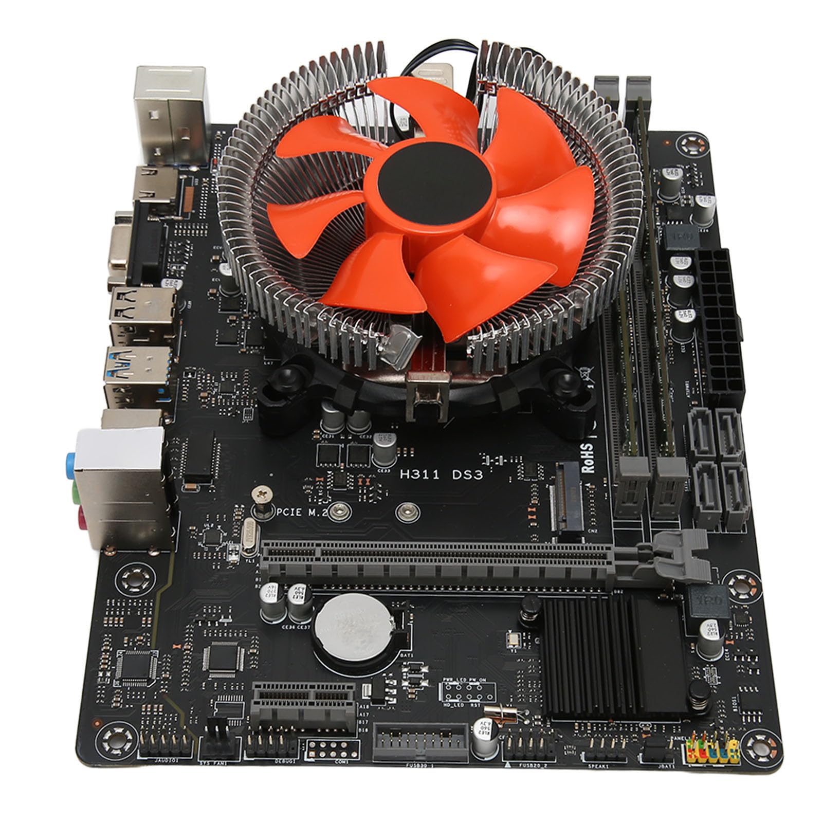 BROLEO Desktop Motherboard Kit with LGA 1151 Socket & PCIe X16 Slot - DIY Computer Build for Gaming, Home Office & Workstation PCs