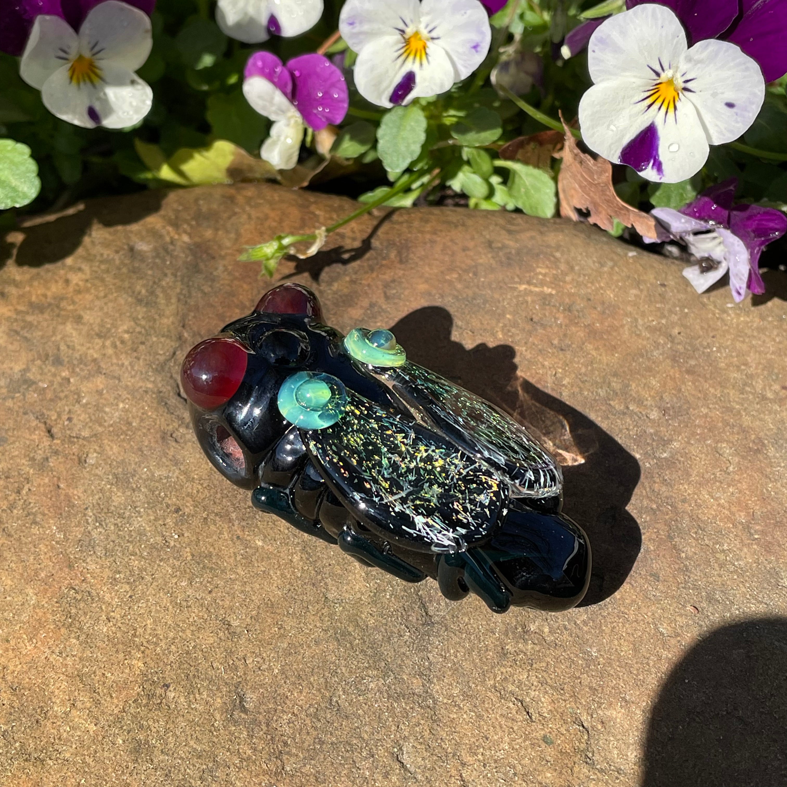 Handmade Cicada Pendant Necklace - Sterling Silver 925 Jewelry for Women - Nature-Inspired Insect Accessory for Boho, Gothic & Everyday Wear