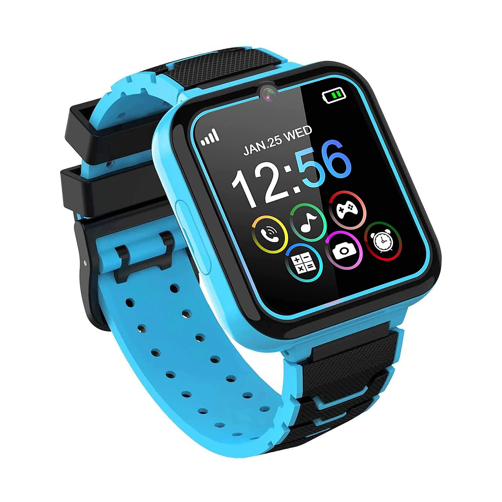 **16-in-1 Smart Watch for Kids with SOS Call, Music Player, Camera, Calculator & Alarm Clock – Built-in SD Card – Perfect Christmas & Birthday Gift for Boys & Girls Ages 4-12 – Ideal for School, Play & Outdoor Adventures**