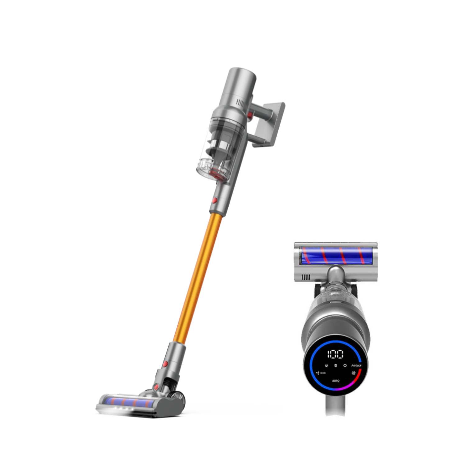 Athens Hypersonics Pro 27000Pa Cordless Vacuum Cleaner with Smart Dust Detection - Powerful Suction for Pet Hair, Hard Floors & Carpets - Ideal for Home Cleaning & Quick Pickups