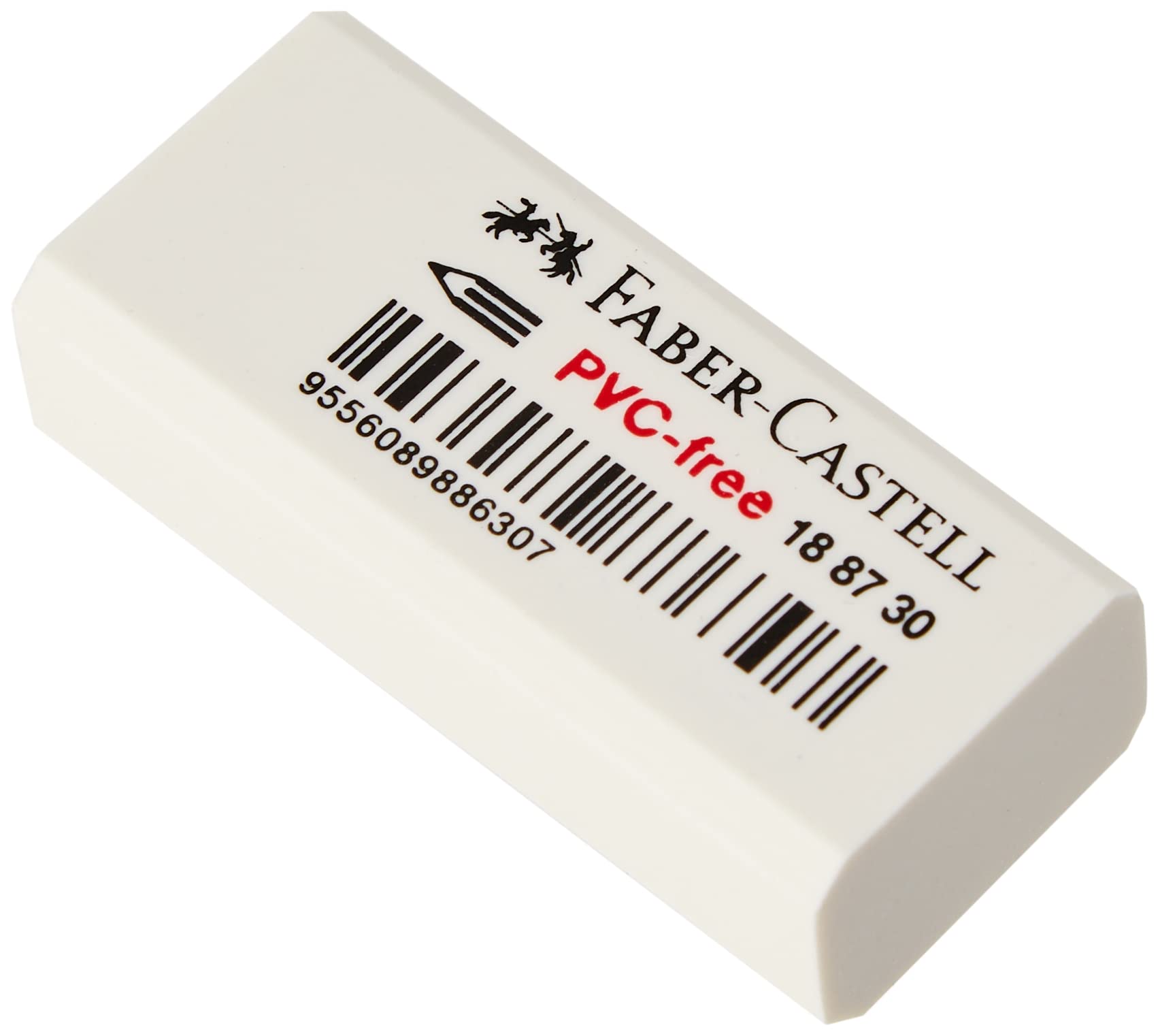 Faber-Castell Vinyl Pencil Eraser - Perfect for Sketching & School