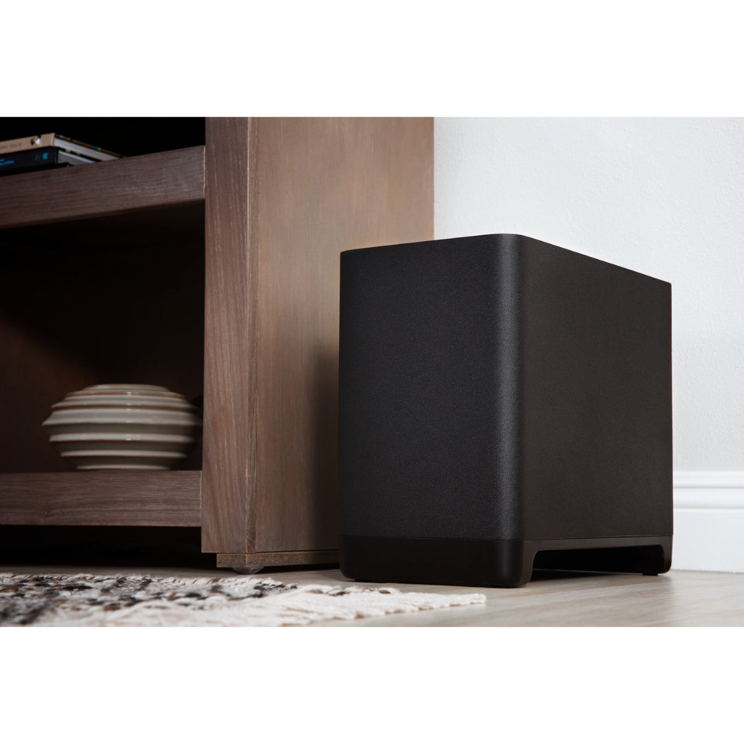 Polk React Sub Wireless Subwoofer - Powerful Bass for Home Theater & Music | Compact Bluetooth Subwoofer for TV, Movies & Gaming