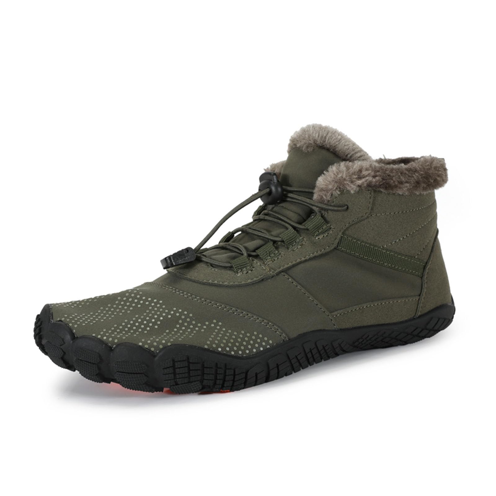 SECHRITE Barefoot Minimalist Shoes for Men & Women - Zero Drop Sole Winter Boots with Wide Toe Box - Trail Running Sneakers for Hiking, Camping & Outdoor Activities