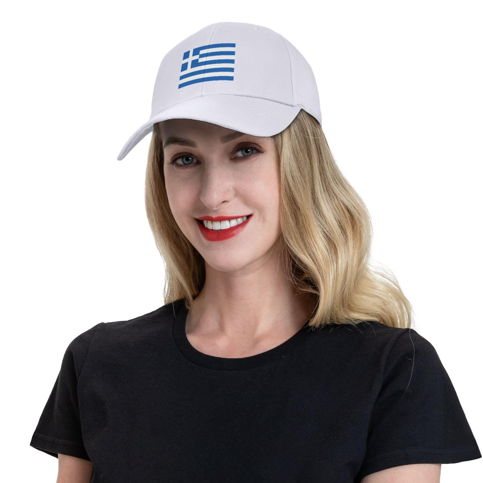 Greek Flag Baseball Cap for Men & Women - Adjustable Dad Hat with Classic Design - Perfect for Golf, Outdoor Sports & Patriotic Events