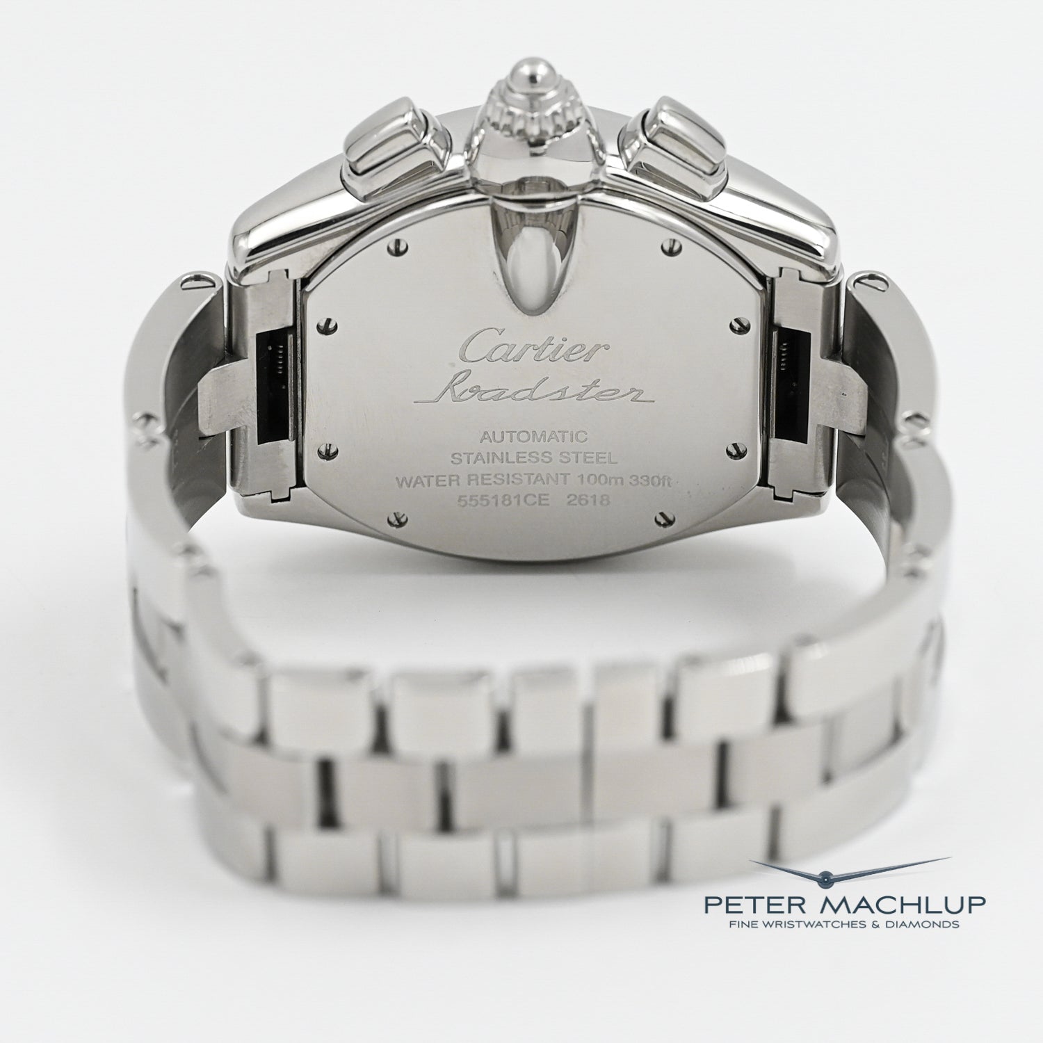 Cartier Roadster XL Chronograph Men's Luxury Watch - Swiss Made Automatic Movement, Stainless Steel Case for Business & Formal Occasions
