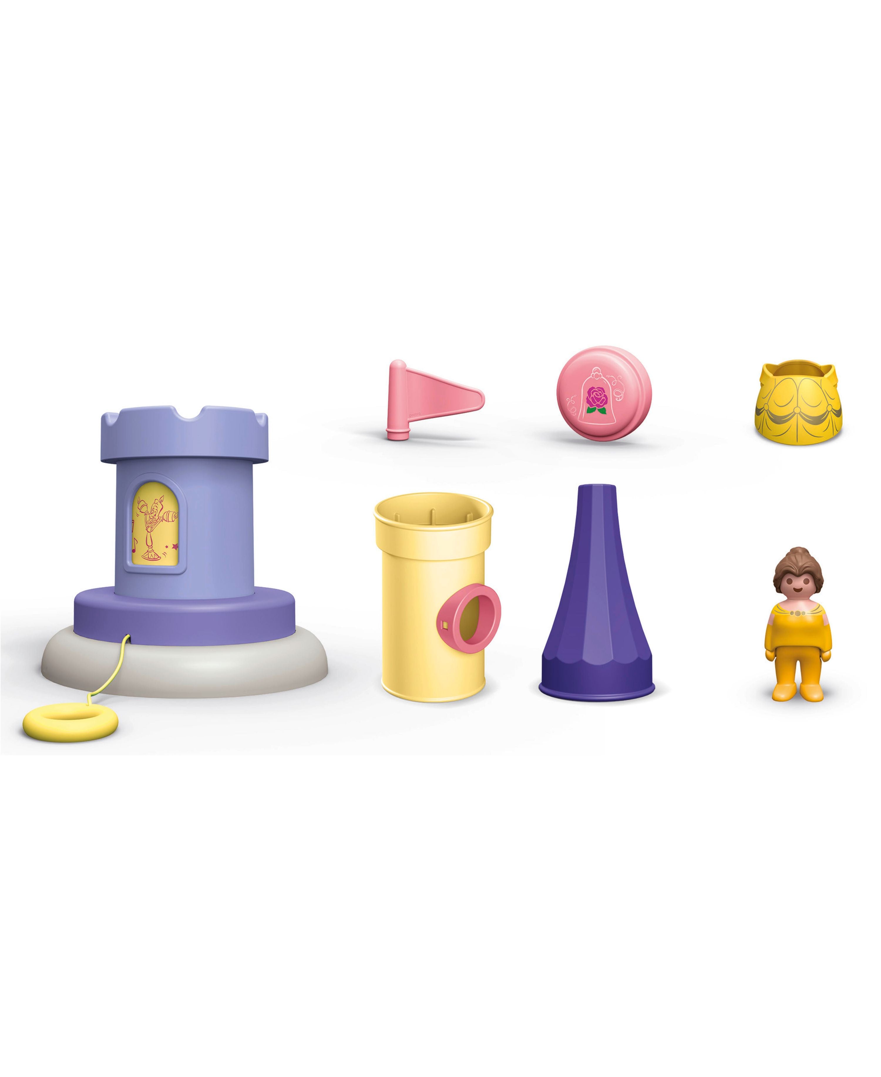 Belle Play Tower Musical Fantasy Playset for Kids - Disney Princess Toy with Lights & Sounds - Perfect for Pretend Play, Birthday Gifts & Indoor Activities