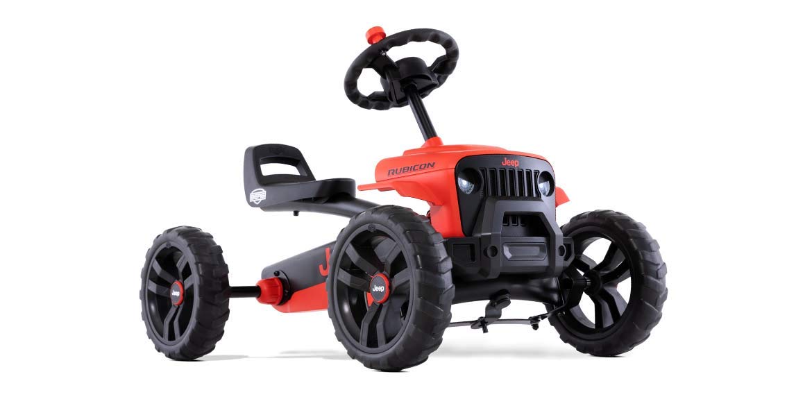 BERG Pedal Kart Buzzy Rubicon - Adjustable Go Kart for Kids Ages 2-5 | Outdoor Ride-On Toy for Boys & Girls | Durable Pedal Car Beats Tricycles | Perfect for Backyard Fun, Park Adventures & Family Outdoor Activities