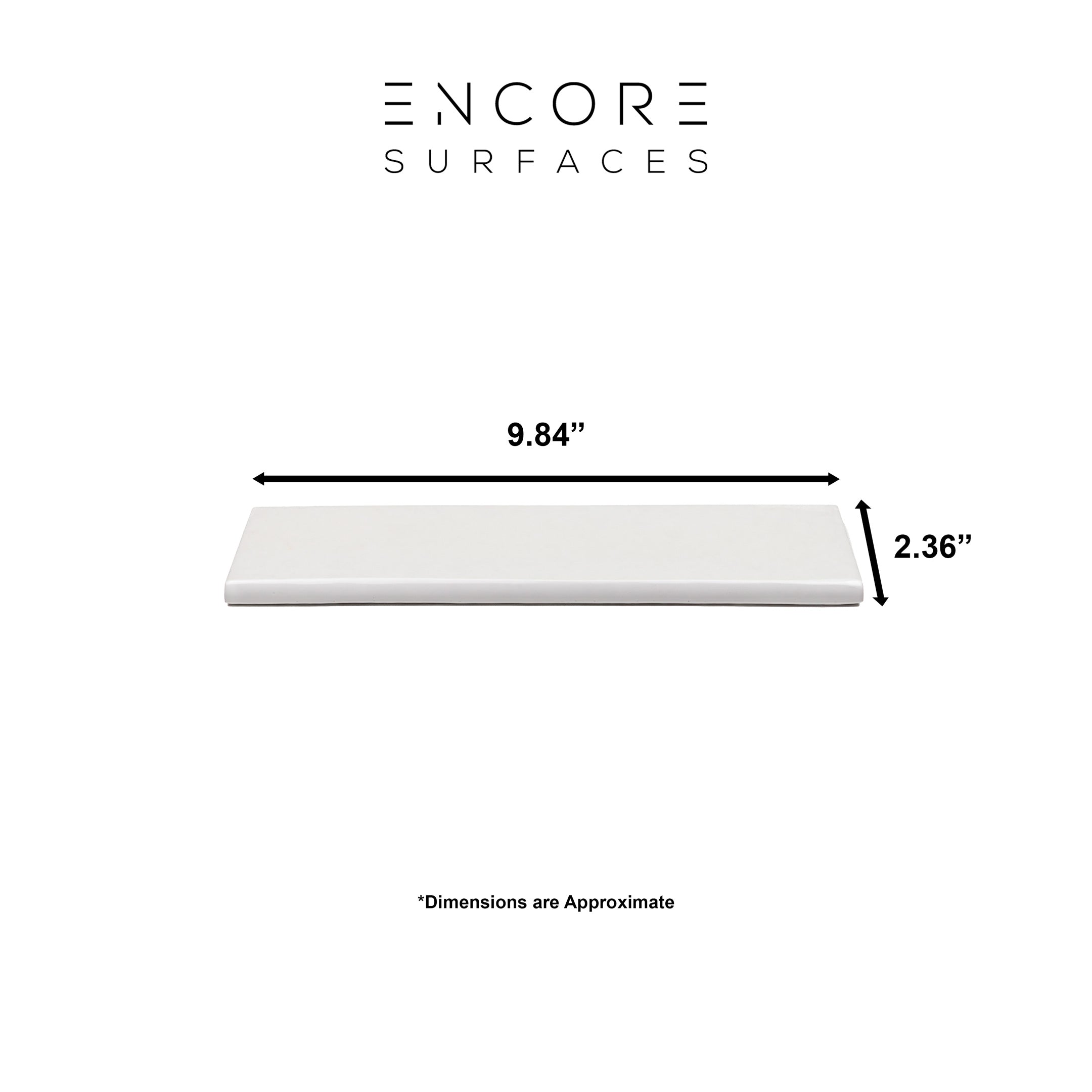 Mojave Bullnose Ceramic Tile - Premium Ceramica Rondine for Kitchen Backsplash, Bathroom, and Shower Walls - Durable & Stylish Home Decor
