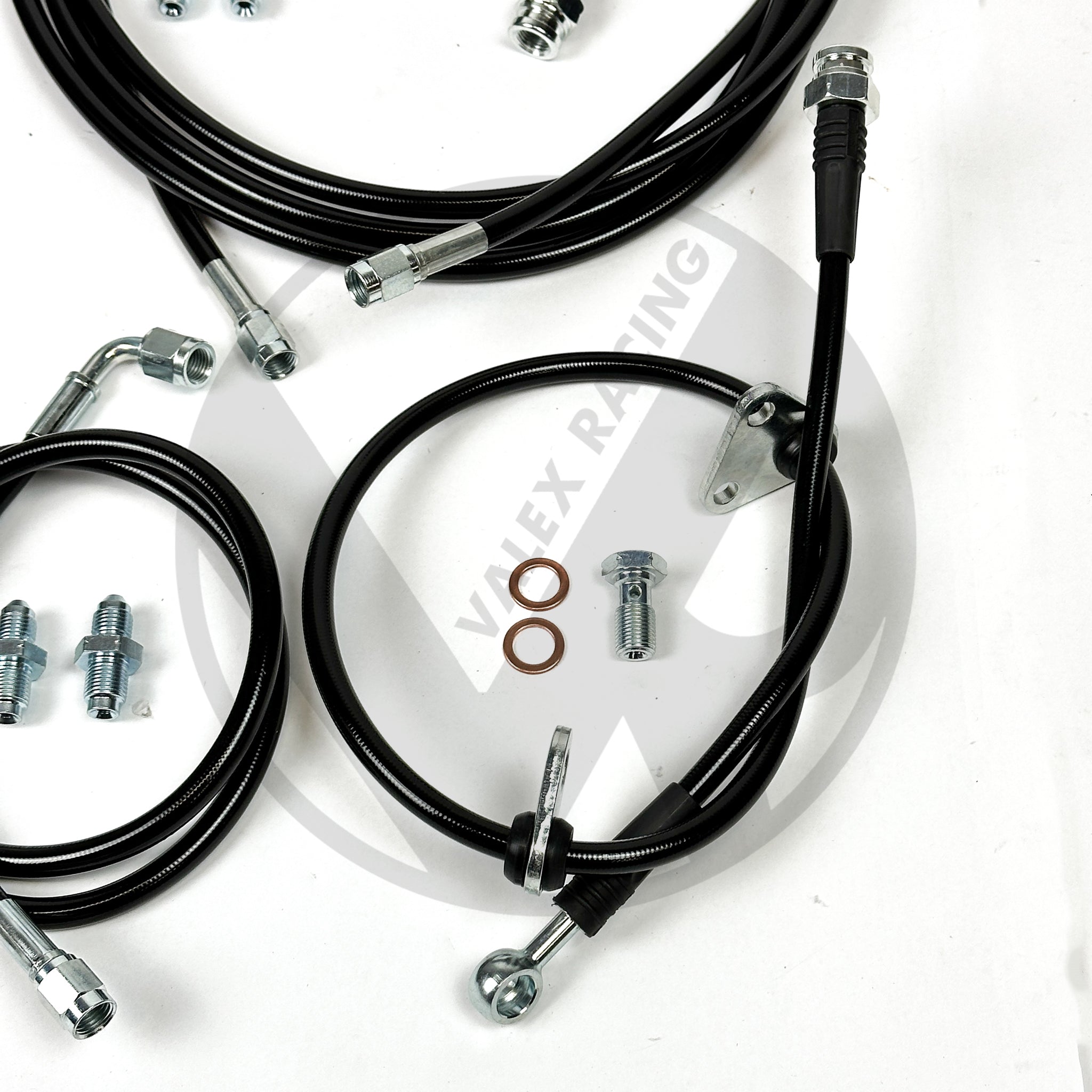 2002-2006 Acura RSX Type S Complete Brake Line Kit with ABS Delete - High Performance Stainless Steel Brake Lines for Track & Street Racing