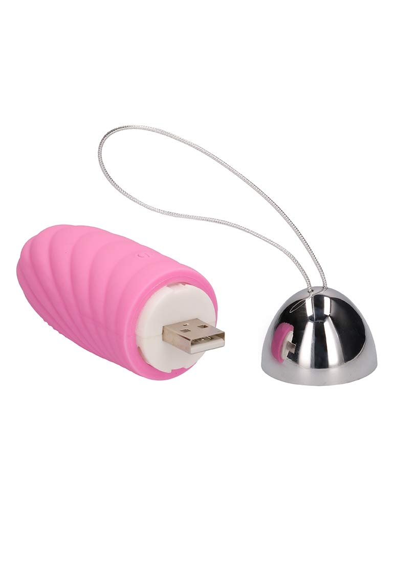 Simplicity by Shots America - Ethan - Rechargeable Wireless Remote Control Vibrating Egg - Pink - Adult Intimate Toy for Couples Play & Solo Pleasure