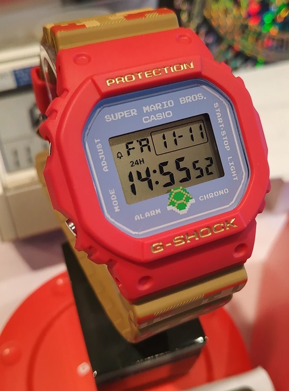 CASIO G-Shock DW-5600SMB-4JR Super Mario Bros Limited Edition Digital Watch - JDM Exclusive, Shock Resistant, Waterproof 200M - Perfect for Gaming Fans & Collectors
