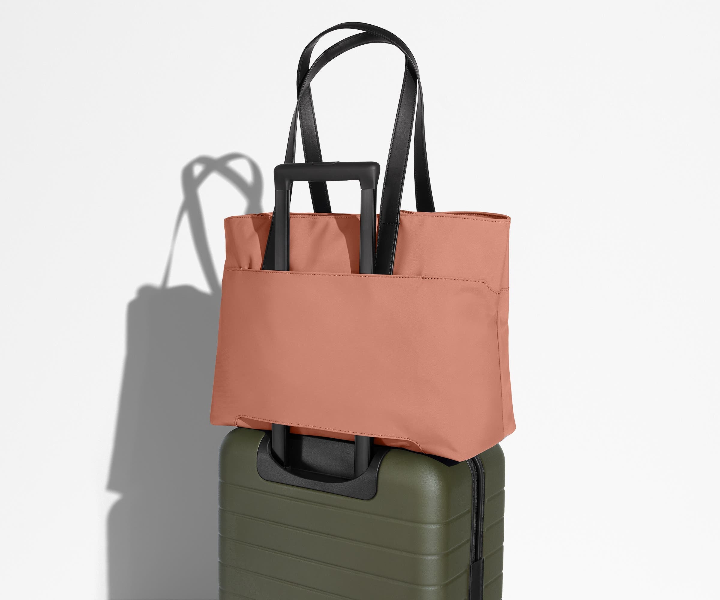 Stylish Clay Pink The Everywhere Tote Bag - Perfect for Work, Travel & Daily Essentials | Durable & Fashionable Women's Shoulder Bag