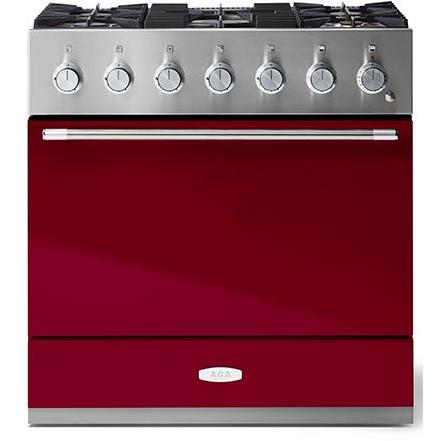 AGA AMC36DF CNB 36-Inch Mercury Dual Fuel Range with True European Twin Fan Convection - Perfect for Home Kitchens & Professional Chefs