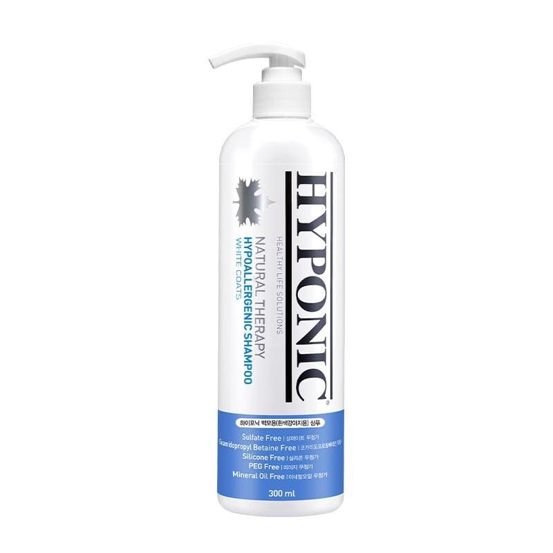 Hypoallergenic White Coat Dog Shampoo for Sensitive Skin - 10oz (300ml) - Gentle Cleansing Formula for Brightening & Deodorizing - Perfect for Bathing, Grooming & Show Preparation