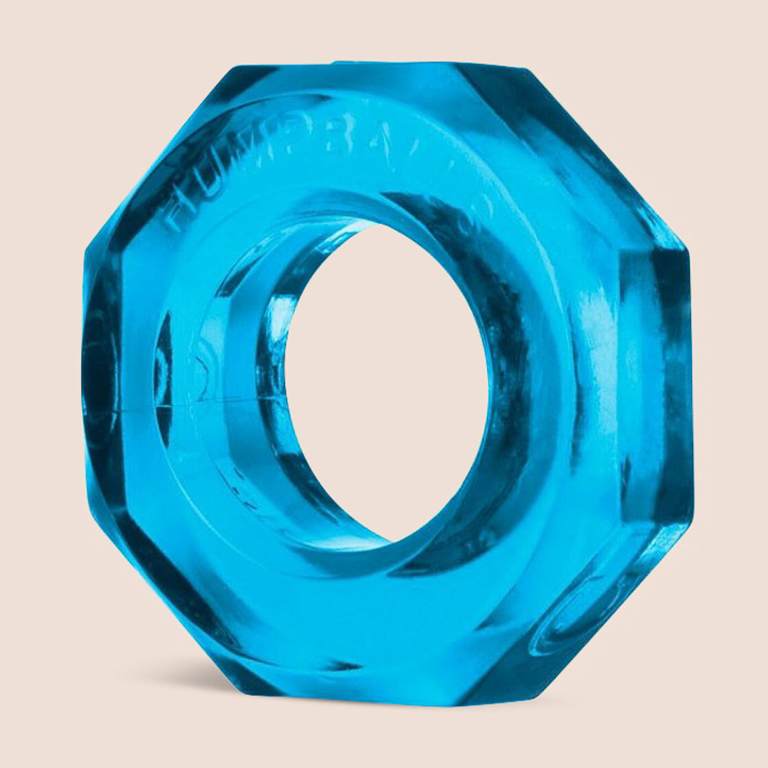 Oxballs Humpballs Cock Ring in Ice Blue - Premium Silicone Stretchy Penis Ring for Enhanced Pleasure & Intimacy - Perfect for Couples & Solo Play