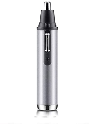 4-in-1 USB Rechargeable Electric Hair Trimmer for Men & Women - Waterproof Eyebrow, Nose, Ear & Facial Hair Clipper with Double-Edge Stainless Steel Blade - Perfect for Travel, Grooming & Personal Care