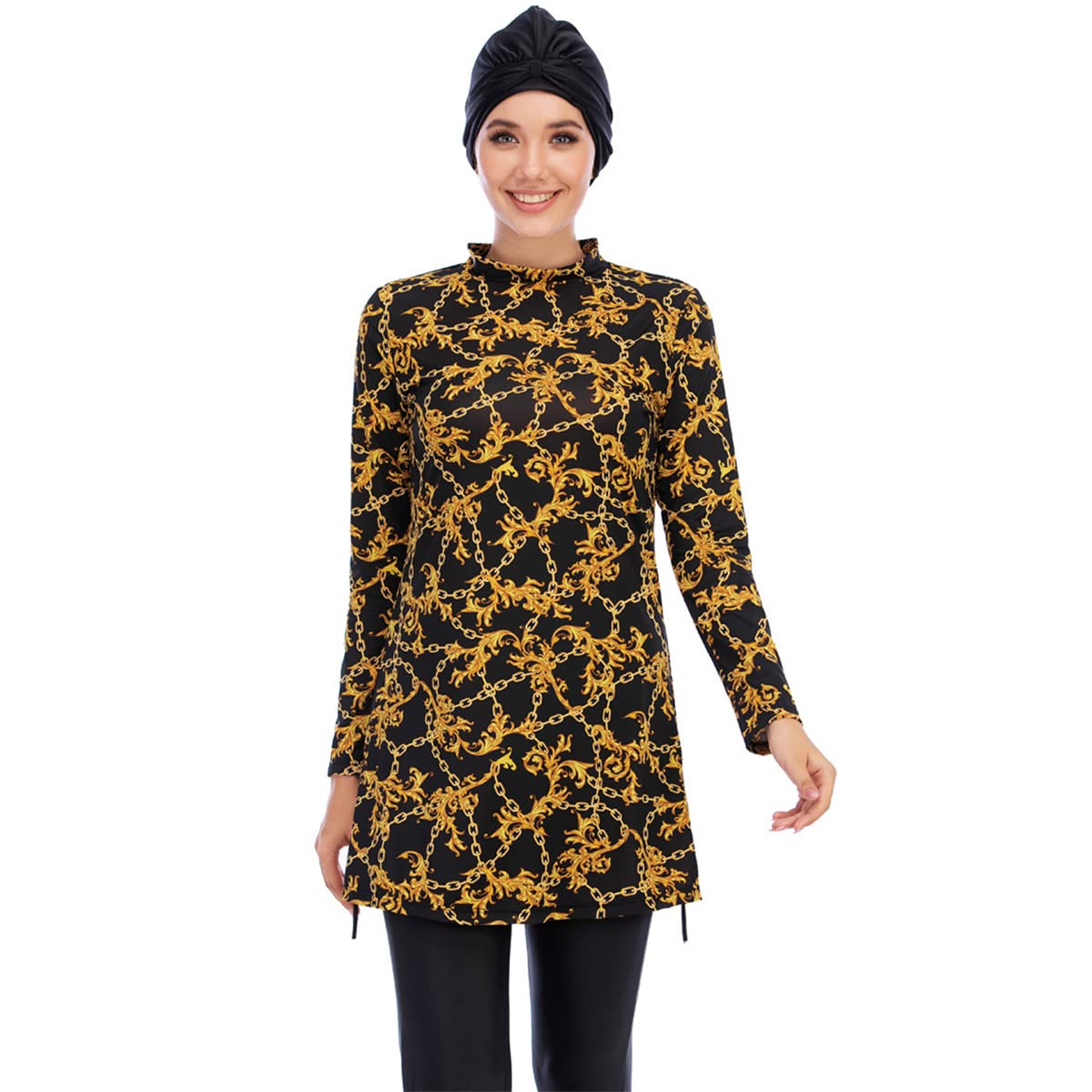Islamic Burkini Swimwear for Women - Full Cover Modest Swimsuits with Hijab, Top & Pants - Perfect for Beach, Pool & Water Sports