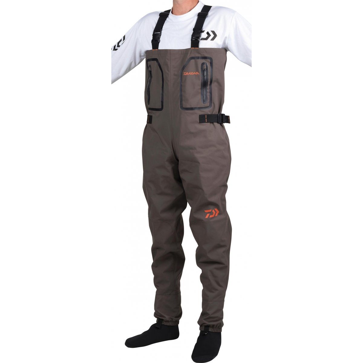 Daiwa Breathable Wader Stocking with 4 Layers - Comfortable Fishing Gear for Fly Fishing & Outdoor Adventures