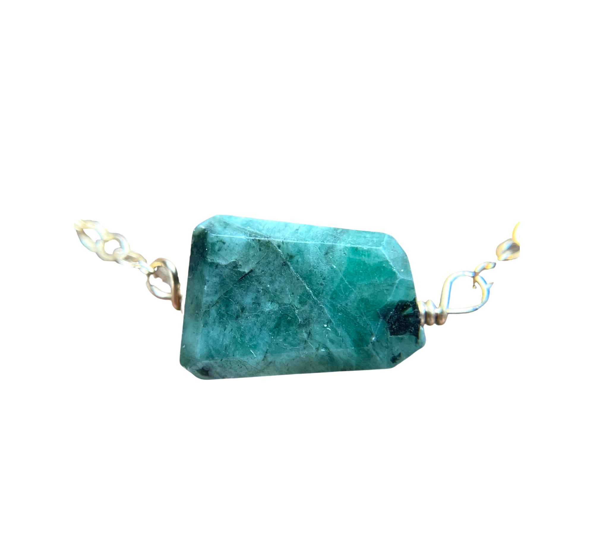 Emerald Pendant Necklace - 14K Gold Filled or Sterling Silver Chain - Elegant Jewelry Gift for Women - Perfect for Weddings, Anniversaries & Special Occasions