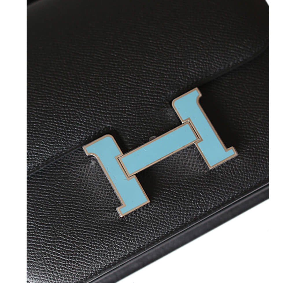 Hermès Constance 18 Bag Black Epsom Leather - Luxury Designer Handbag for Women | Perfect for Evening Events, Parties & Special Occasions