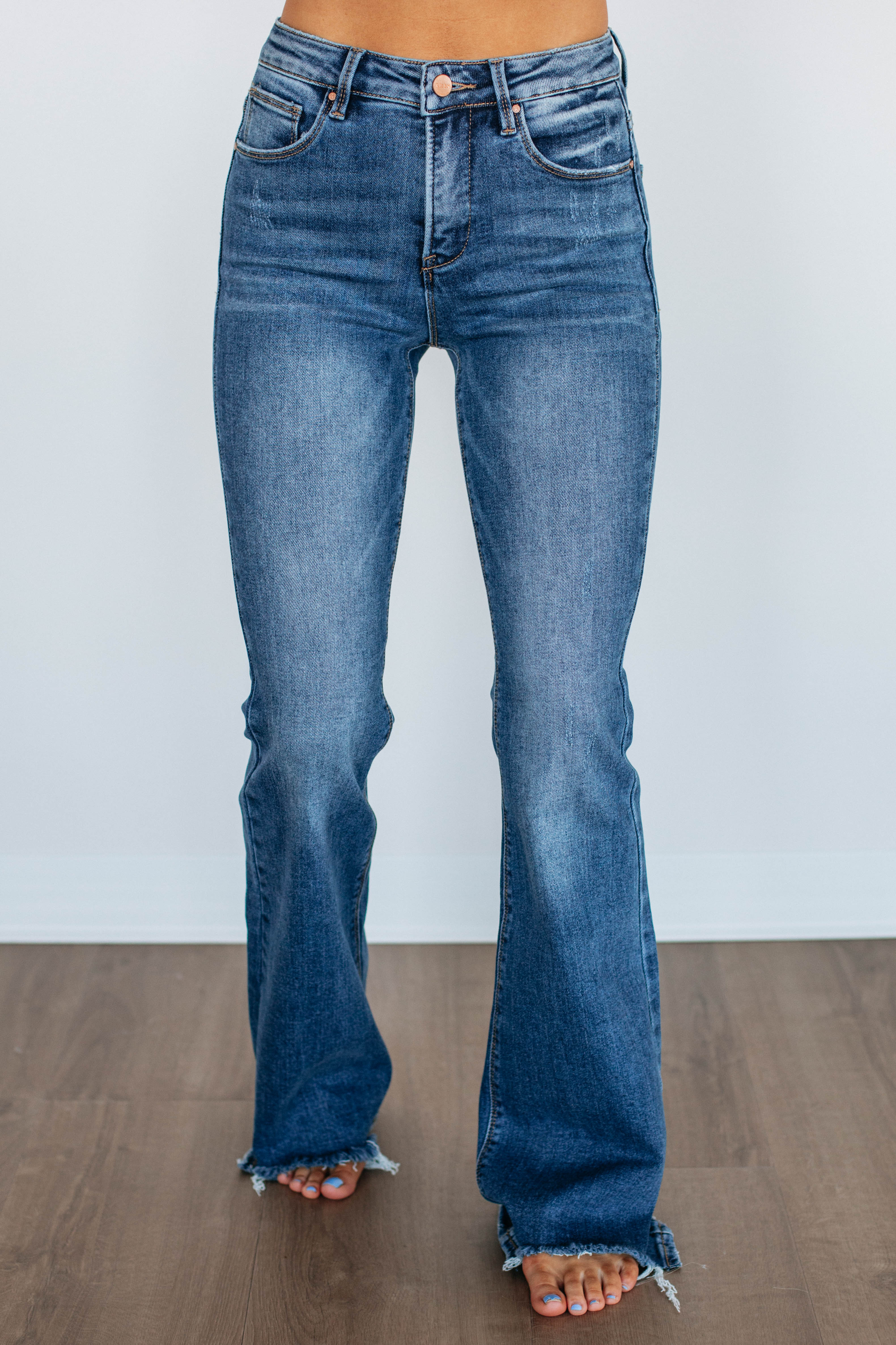 Bowie Risen Jeans for Men - High Waist Slim Fit Stretch Denim Pants | Comfortable & Stylish for Casual Wear, Office, and Night Out
