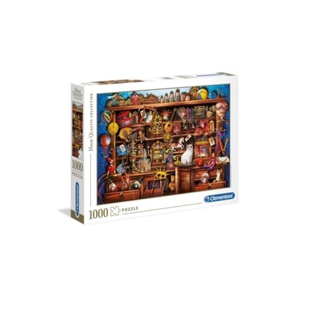 Clementoni Ye Old Shoppe 1000-Piece Jigsaw Puzzle – Vintage Store Scene for Adults & Puzzle Enthusiasts | Perfect for Relaxation, Family Bonding & Home Decor
