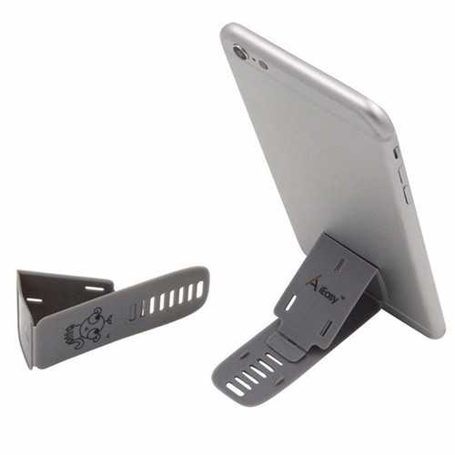 iEasy Universal Phone Stand - 2.4mm Ultra Thin, Multi-Angle Foldable Phone Holder for iPhone, Samsung, Xiaomi - Perfect for Desk, Bed, Car & Video Calls