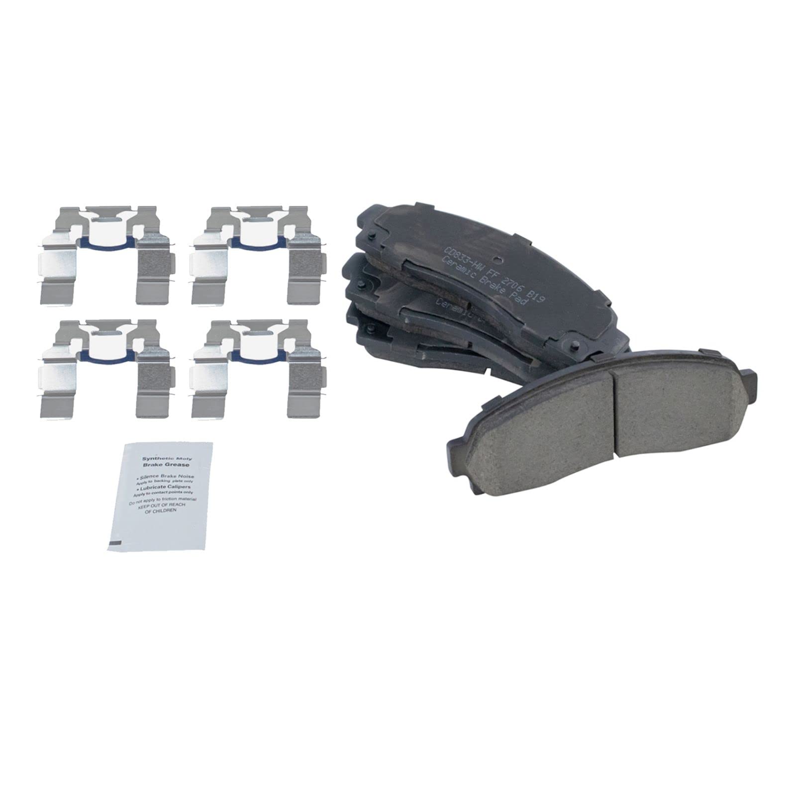 High-Performance Front Ceramic Brake Pads & Rotors Kit for Chevy Equinox, Pontiac Torrent, Saturn Vue - Perfect for Daily Commuting, Towing, and Mountain Driving