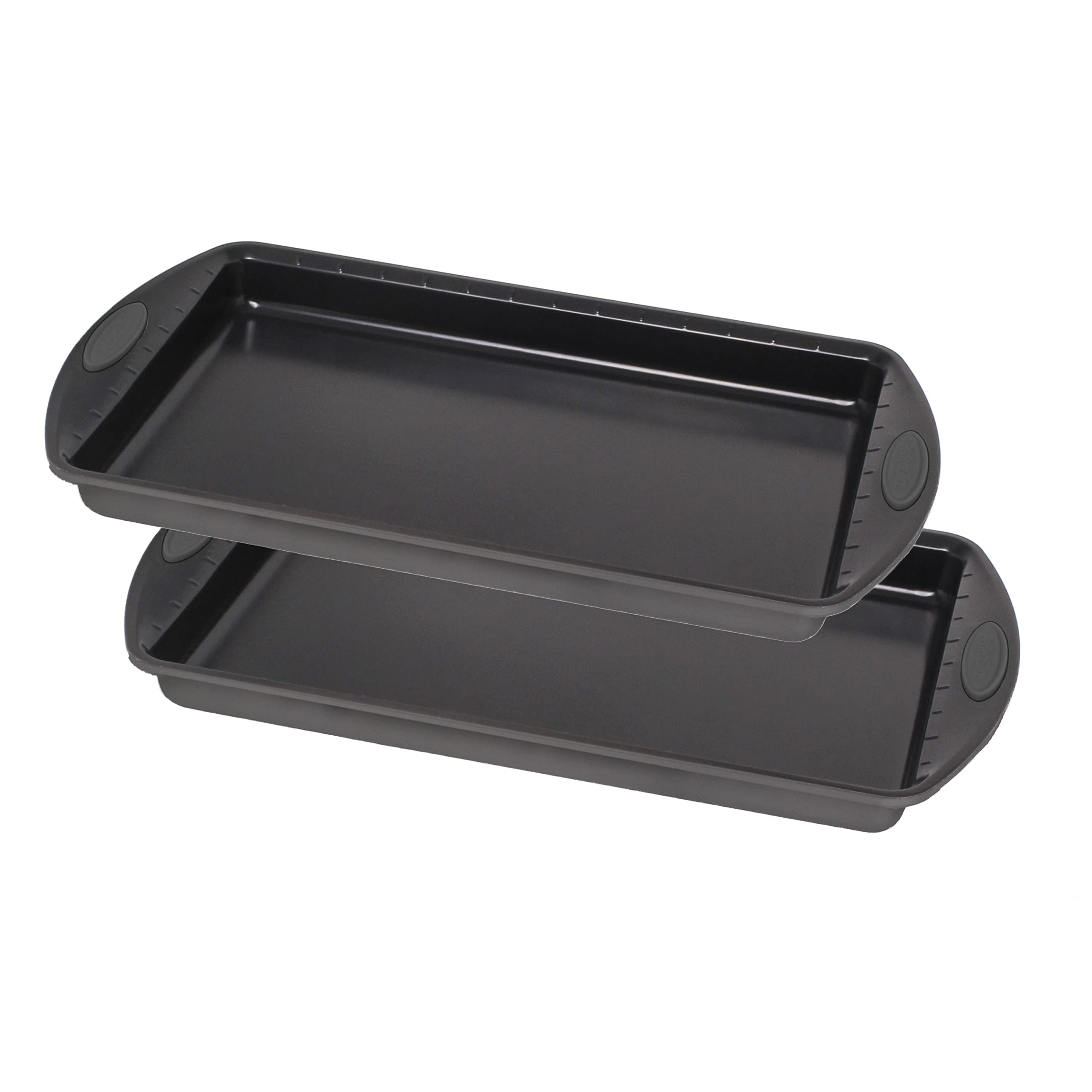 BergHOFF 11-Piece Non-Toxic Bakeware Set - Rectangle Cake Pan, Cookie Sheets, Muffin Pan, Loaf Pan & Round/Square Pans | PFOA-Free Grey Baking Essentials for Cakes, Cookies & Breads | Perfect for Home Baking, Parties & Holiday Treats