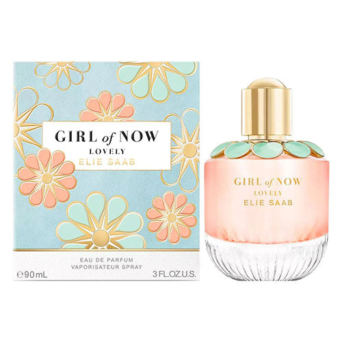 Elie Saab Girl Of Now Lovely 90ml EDP for Women - Floral Oriental Perfume | Daytime & Evening Wear, Special Occasions, Romantic Dates