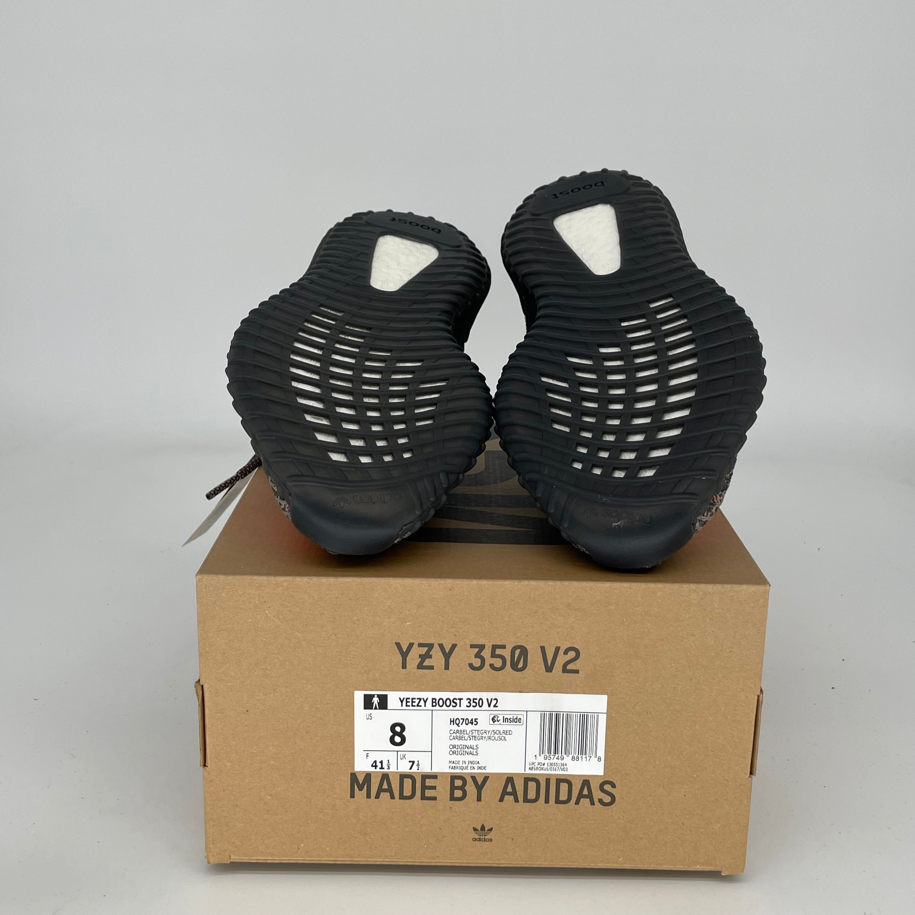 Adidas Yeezy Boost 350 V2 Carbon Beluga - Men's Size 8 Sneakers (Style HQ7045) | Running, Gym & Casual Wear