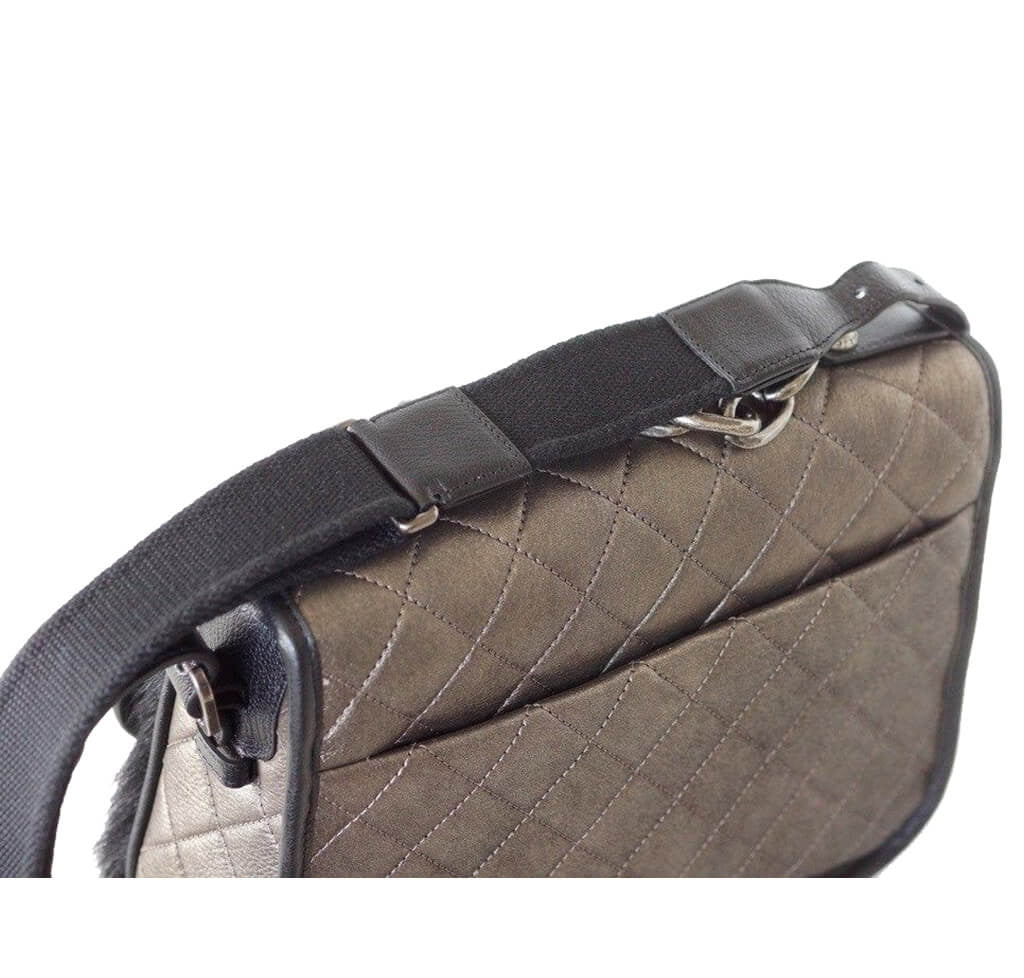 Chanel Dallas Collection Black Fur Handbag - Luxury Designer Shoulder Bag for Women, Perfect for Evening Parties & Special Occasions