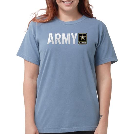 U.S. Army Women's Comfort Colors T-Shirt - Military Apparel, Army Pride Casual Wear for Women - Perfect for Veterans Day, Military Events & Everyday Support