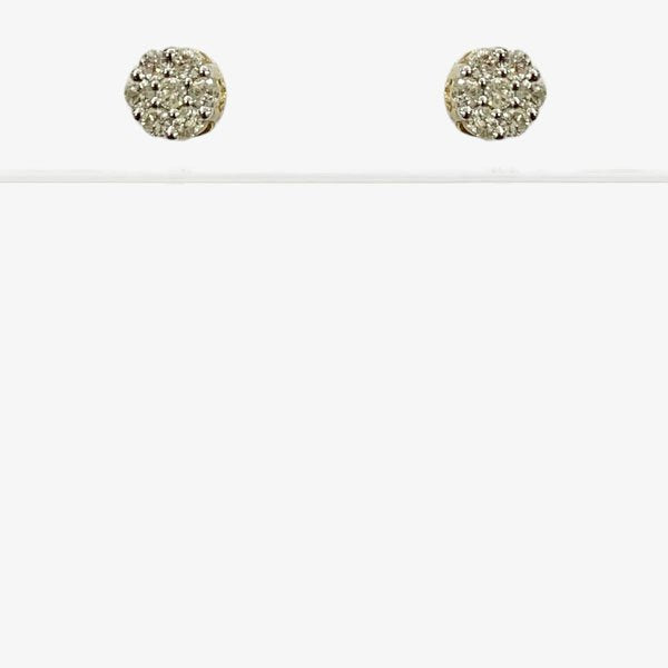 10K White Gold Diamond Stud Earrings for Women - Elegant & Timeless Jewelry Gift for Weddings, Anniversaries & Special Occasions