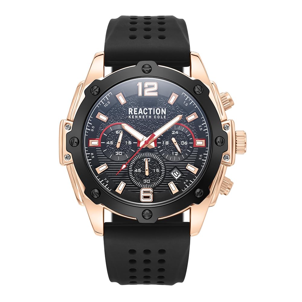 Kenneth Cole REACTION Men's Dress Sport Watch - Stylish Analog Quartz Watch for Business, Casual & Formal Wear | Perfect for Office, Parties & Everyday Use