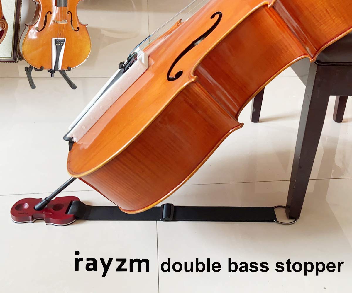 Premium Wooden Cello & Double Bass Endpin Stopper - Non-Slip Maple Floor Protector with 3-Hole Design - Perfect for Practice, Performances & Studio Sessions