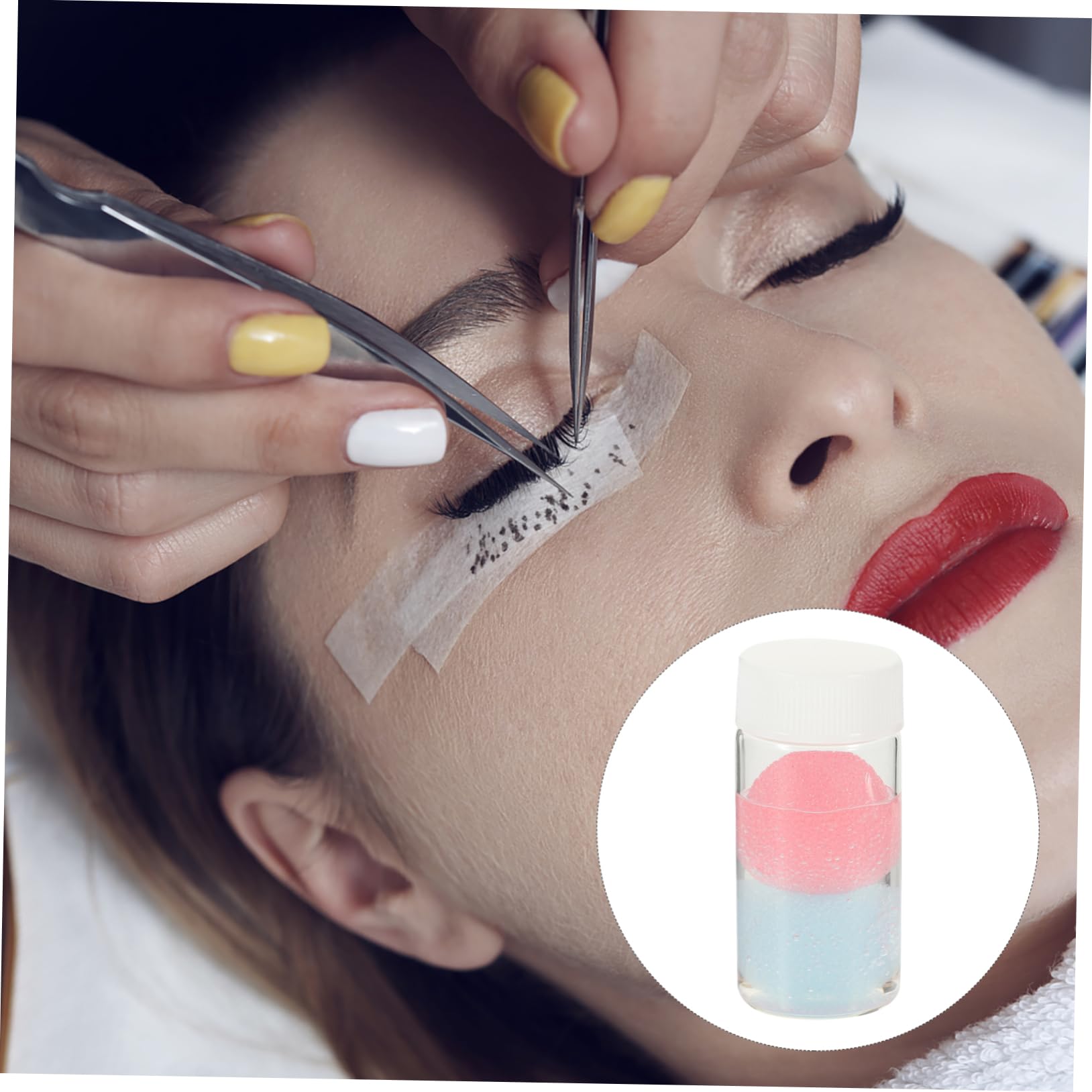 2pcs Lash Tweezer Cleaning Kit - for Eyebrow & Eyelash Tools Care
