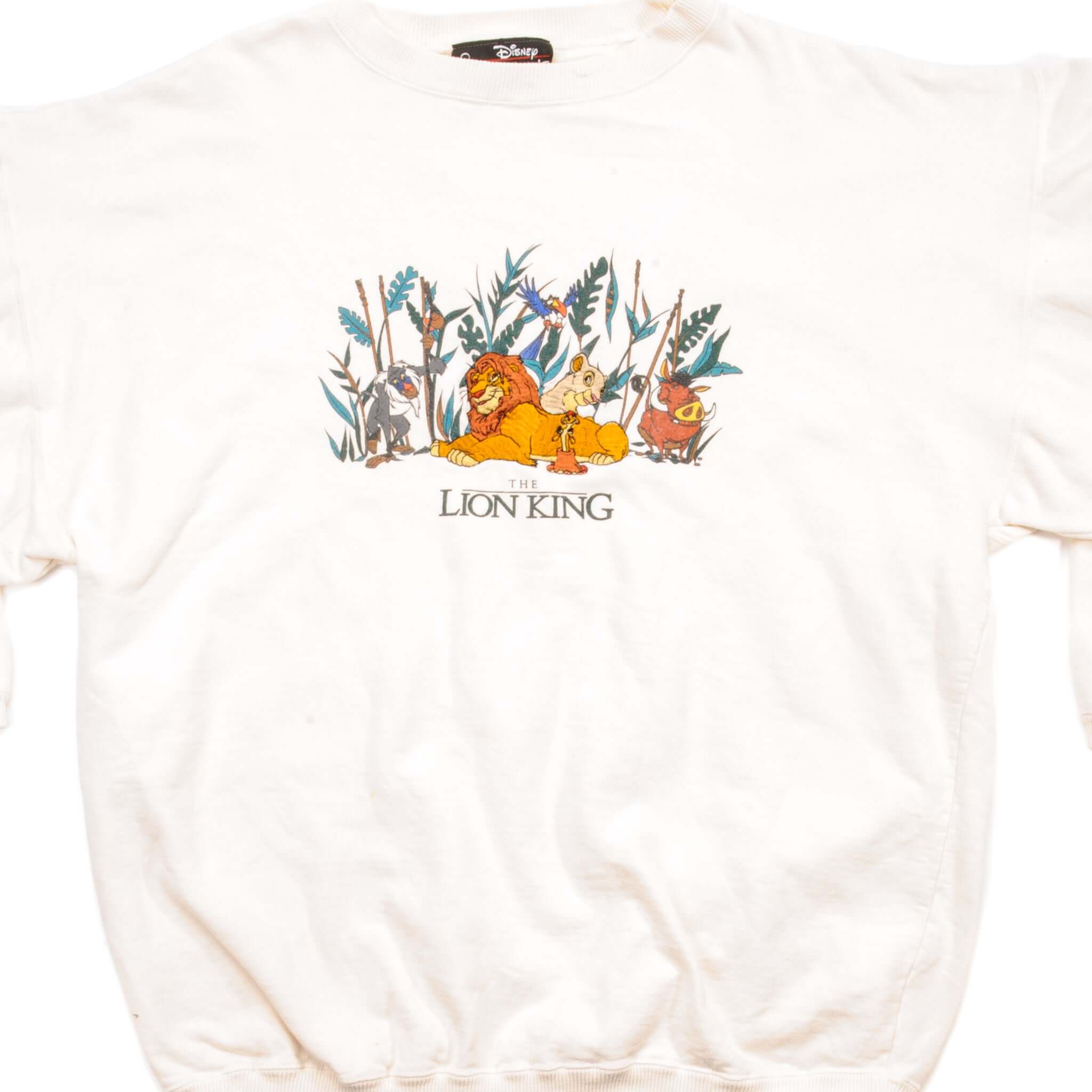 Vintage Disney The Lion King Sweatshirt 1990s - Medium Size, Made in USA - Retro Cartoon Movie Fan Gift for Men & Women - Perfect for Cosplay, Halloween, and Casual Wear