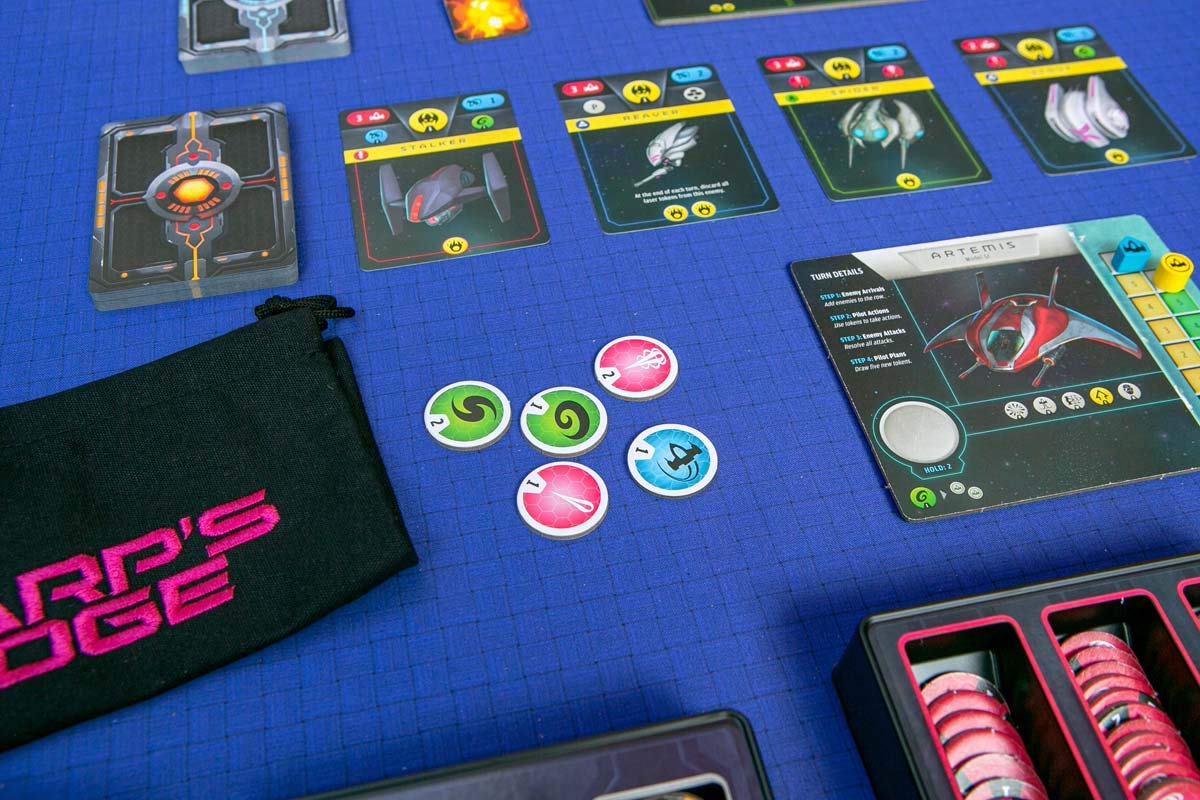 Warp's Edge Solo Bag-Building Game - Epic Space Combat Strategy Board Game for Adults & Teens Ages 10+ by Renegade Game Studios - Perfect for Family Game Nights & Solo Play Adventures