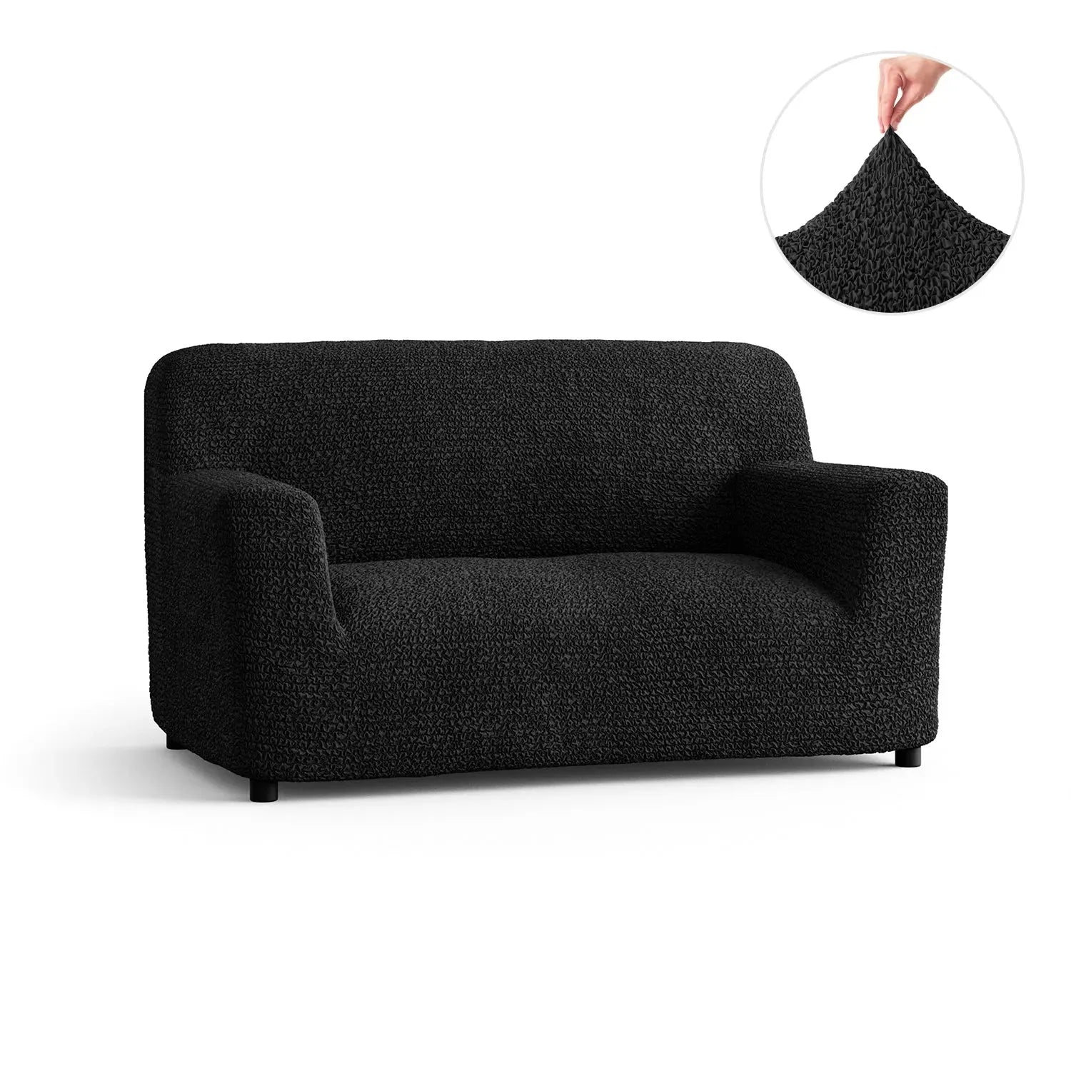 2 Seater Loveseat Slipcover - Soft Microfiber Fabric - Perfect for Living Room, Bedroom & Home Decor