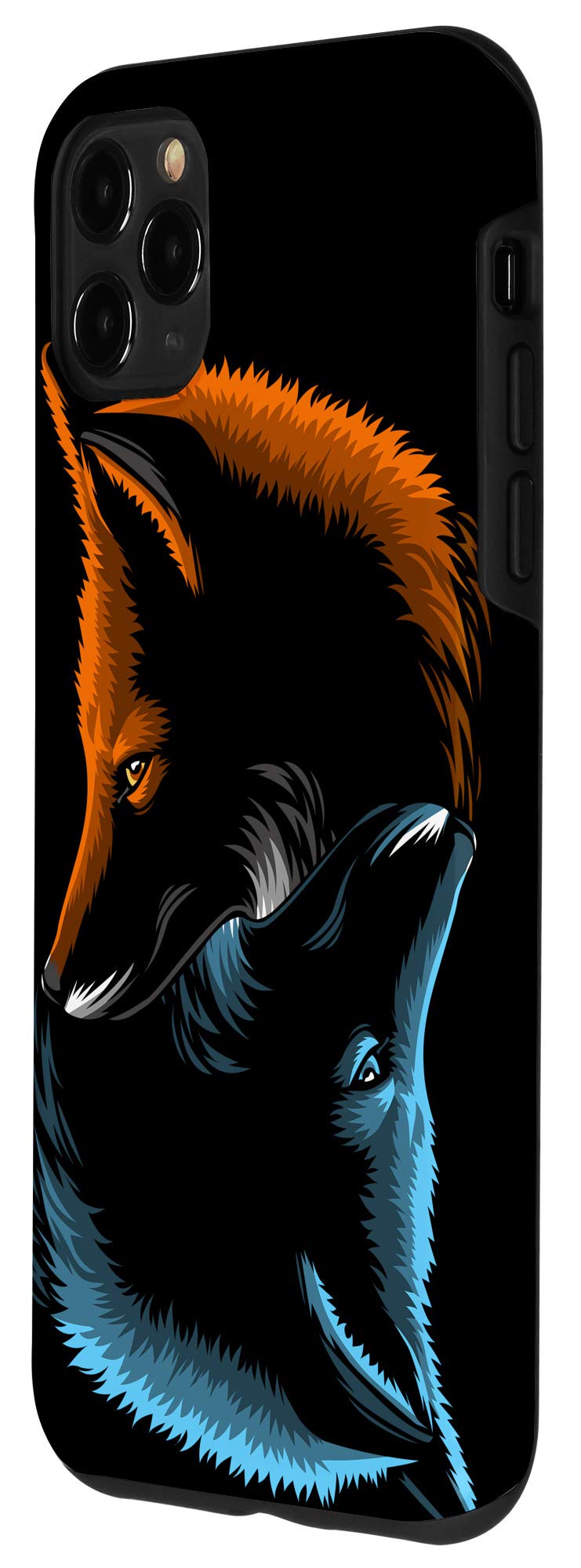 iPhone 11 Pro Max Case with Yin Yang Fox Design - Durable Protective Cover for iPhone 11 Pro Max - Perfect for Daily Use, Travel & Gift Giving