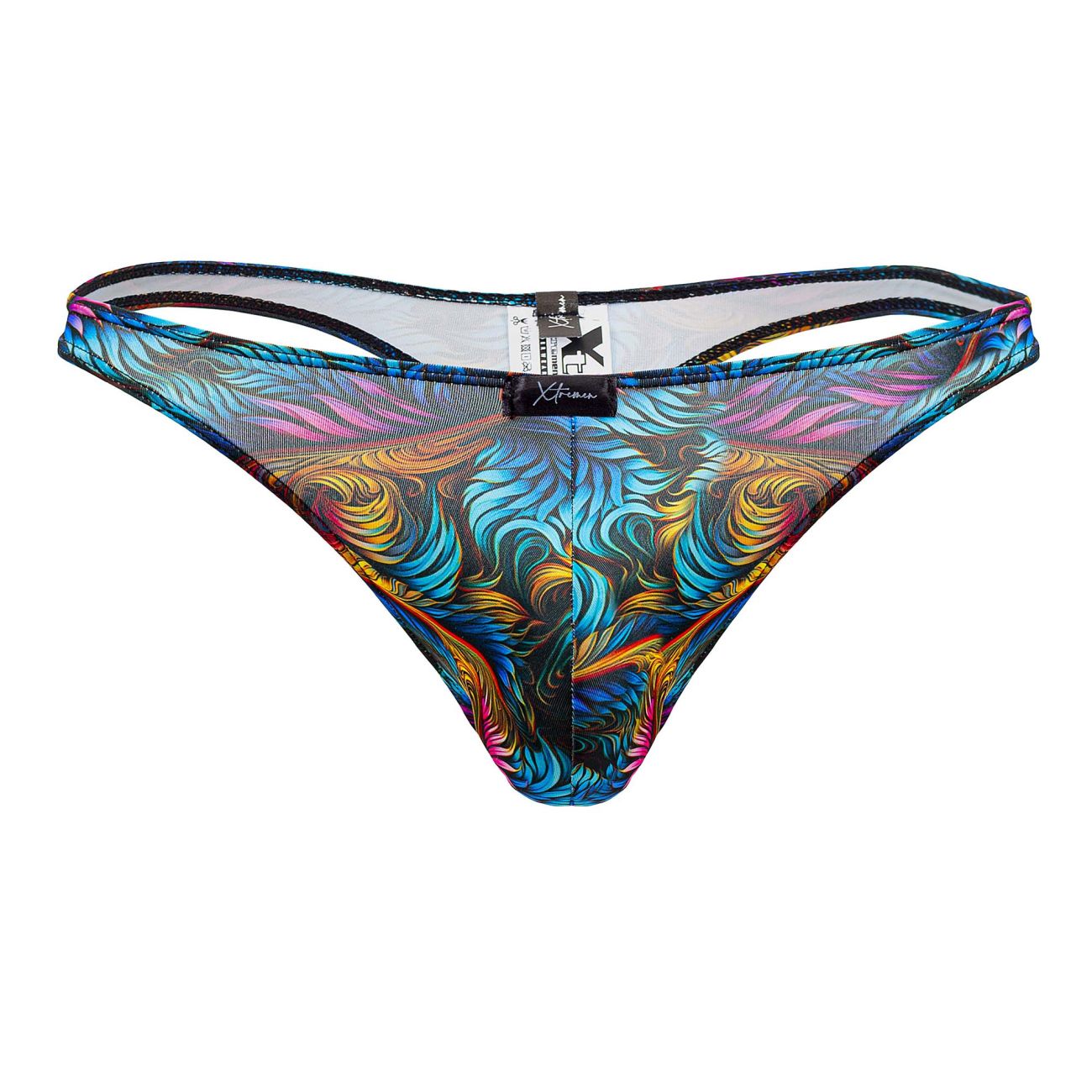 Xtremen Printed Thong 91171 - Sexy Women's Underwear, Comfortable Lingerie for Everyday Wear - Perfect for Date Night, Beach, and Sleepwear