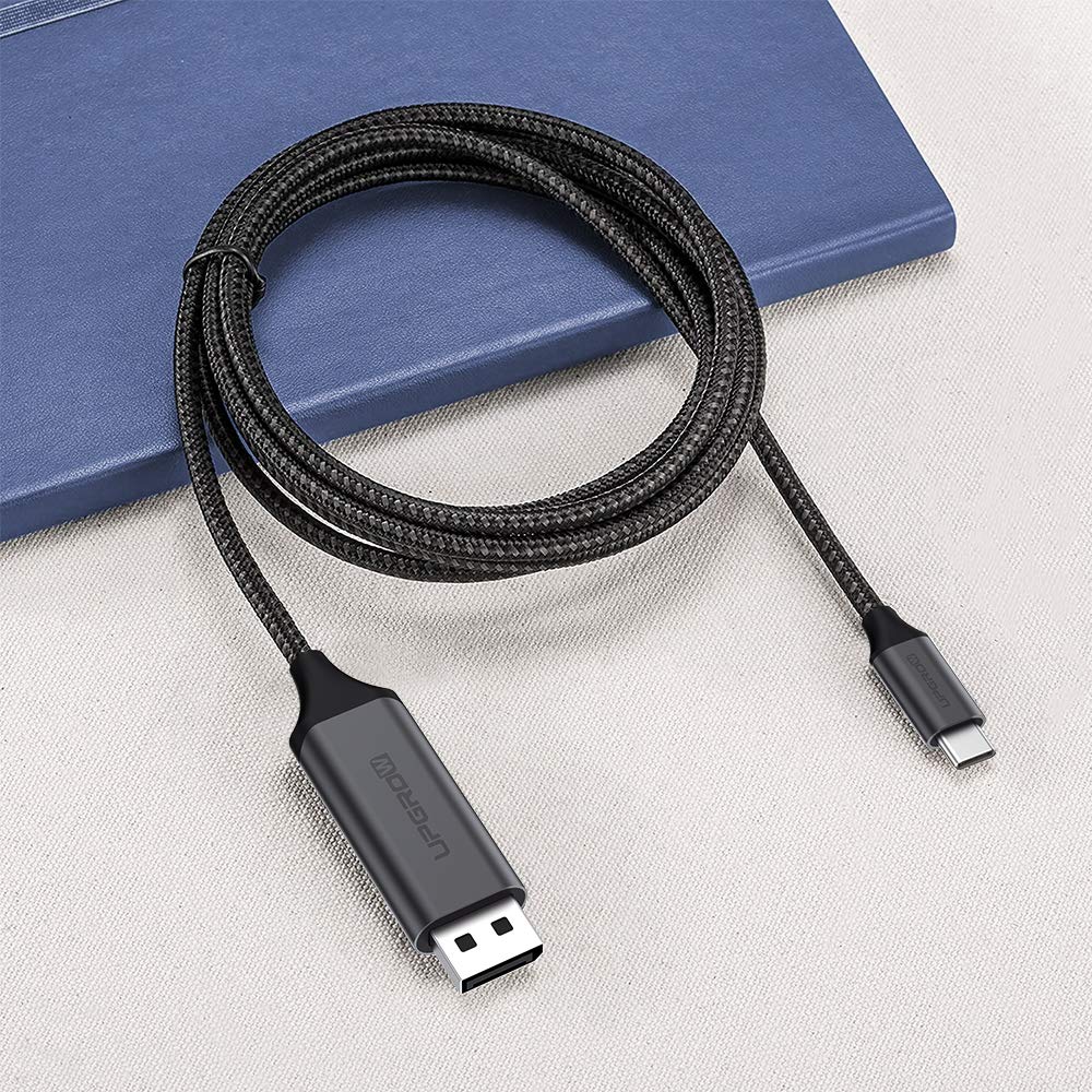 Upgrow USB C to DisplayPort Cable 4K@60Hz 6FT, Thunderbolt 3 to DP Adapter for MacBook Pro/Air, iPad Pro, Dell XPS, Samsung Galaxy - High-Speed Video & Audio Transmission - Perfect for Home Office, Gaming & 4K Monitor Setup (UPGROWCMDPM6)