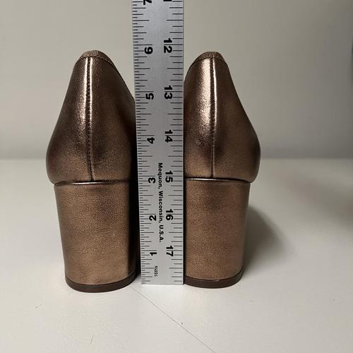 Naturalizer Women's Sienna Pump - Soft Bronze Leather Comfortable Heels for Work, Wedding & Office Wear